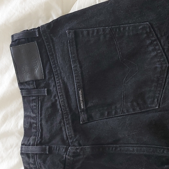 Vintage 90s harley davidson black jeans - Picture 1 of 7